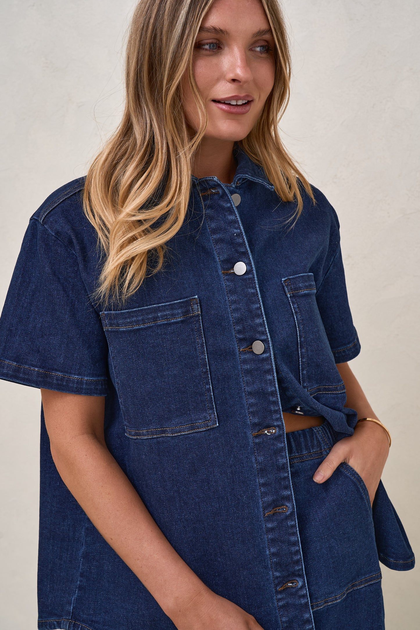 Daybreak Short Sleeve Shirt - Indigo