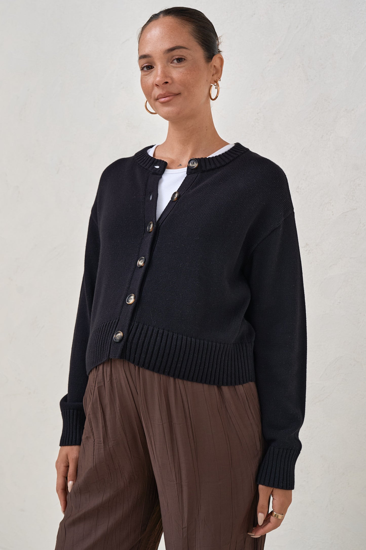 Live Light Cardigan - Black