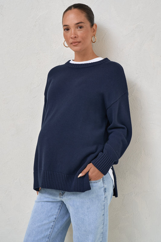 navy-maternity-knit-jumper-1