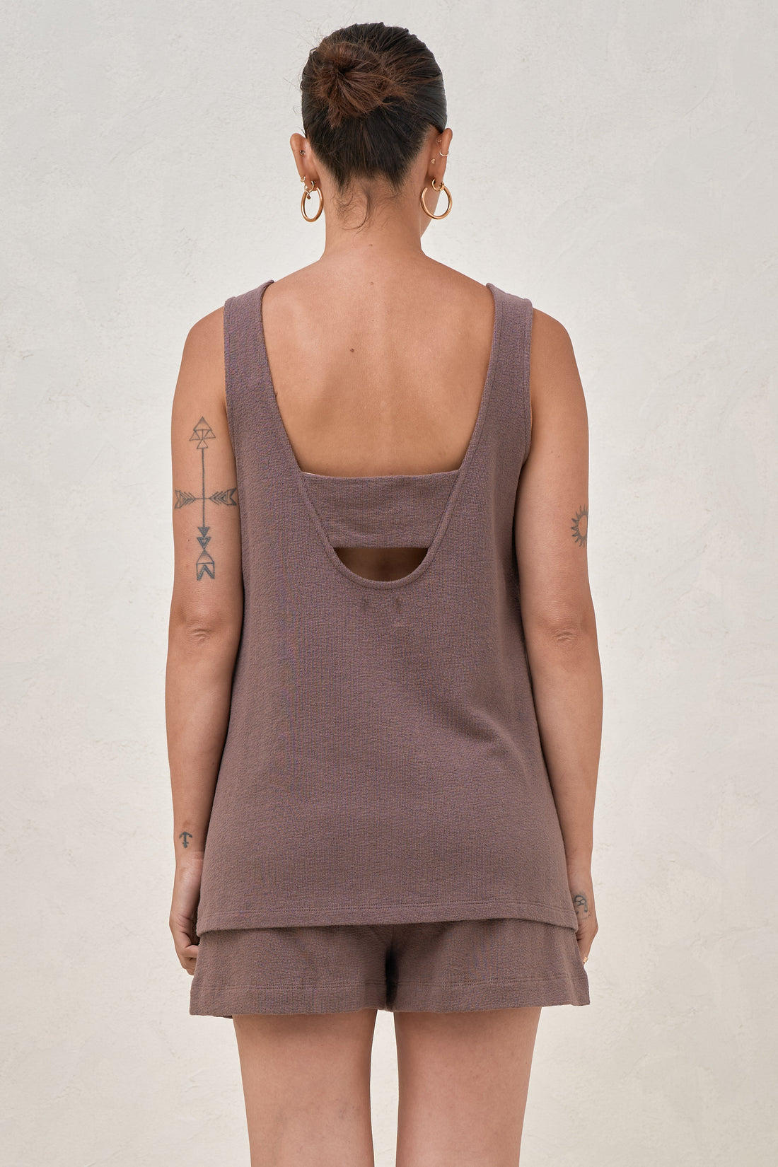 Aisha Tank in Brown