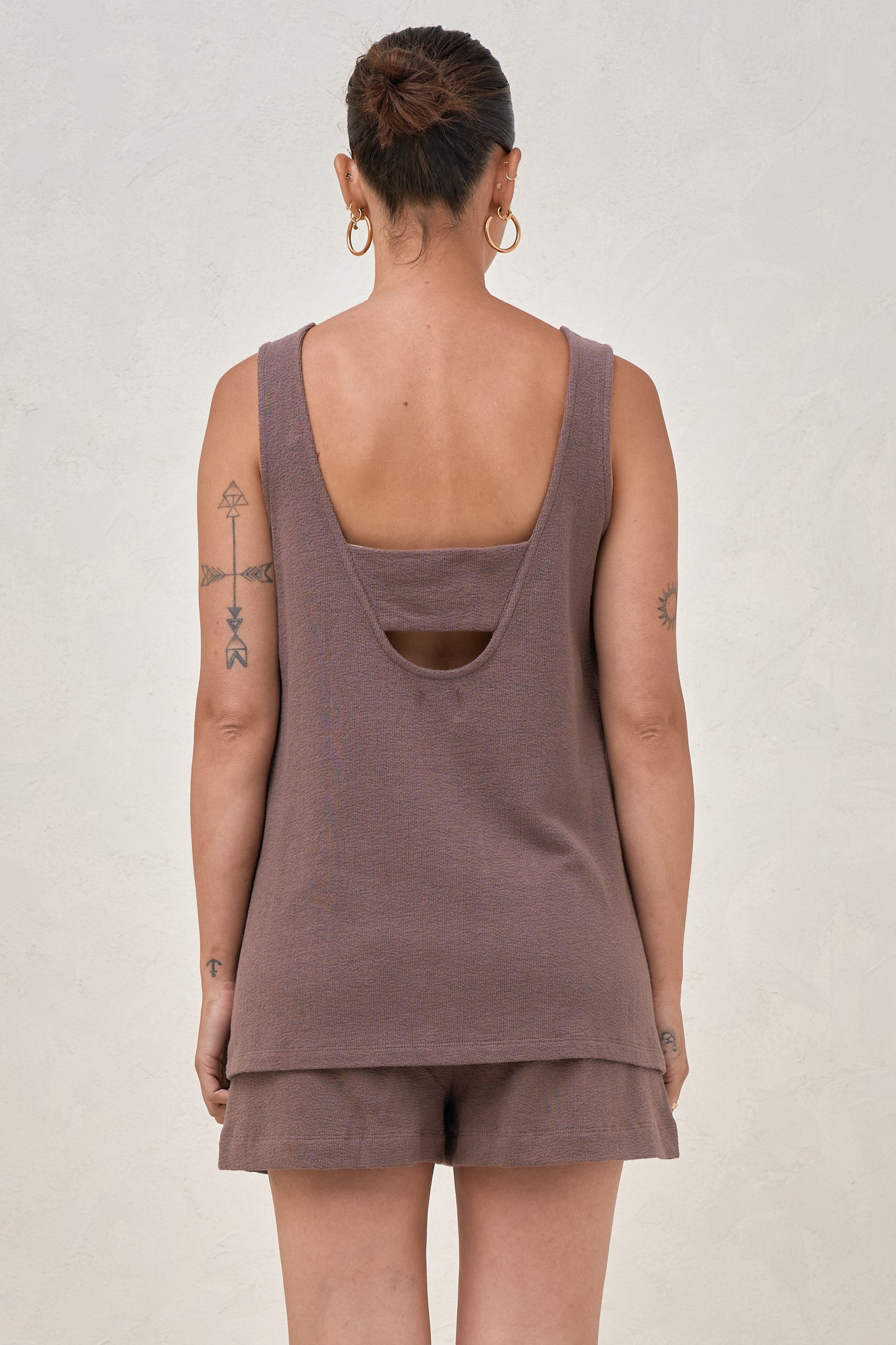 Kindred Nursing Top - Ash Brown