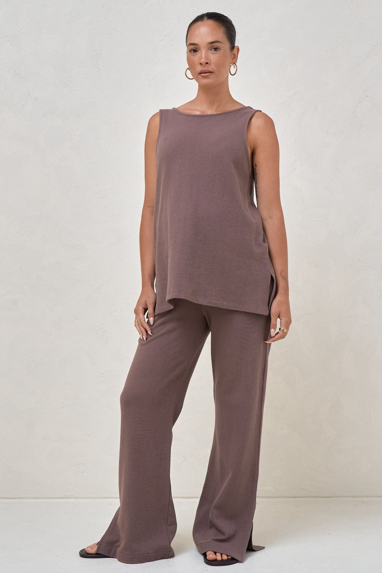 Kindred Nursing Top - Ash Brown