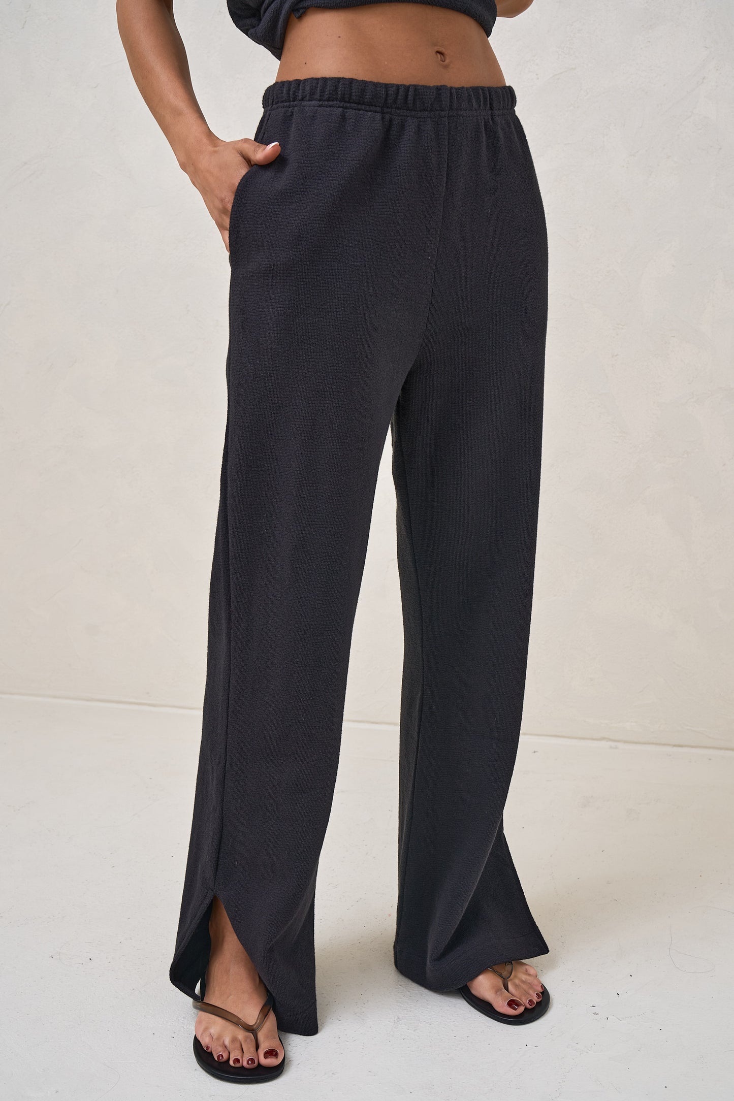 Kindred Split Pants - Black