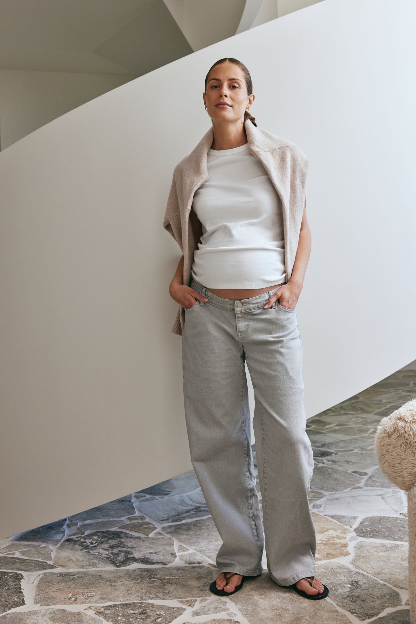 At The Ready Relaxed Jean - Light Grey