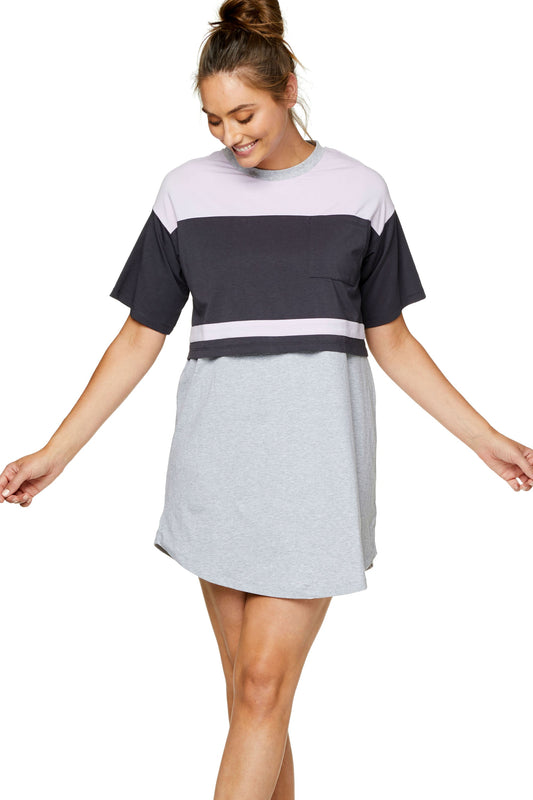 WHS25-280-Night Life Nursing Dress-Multi*