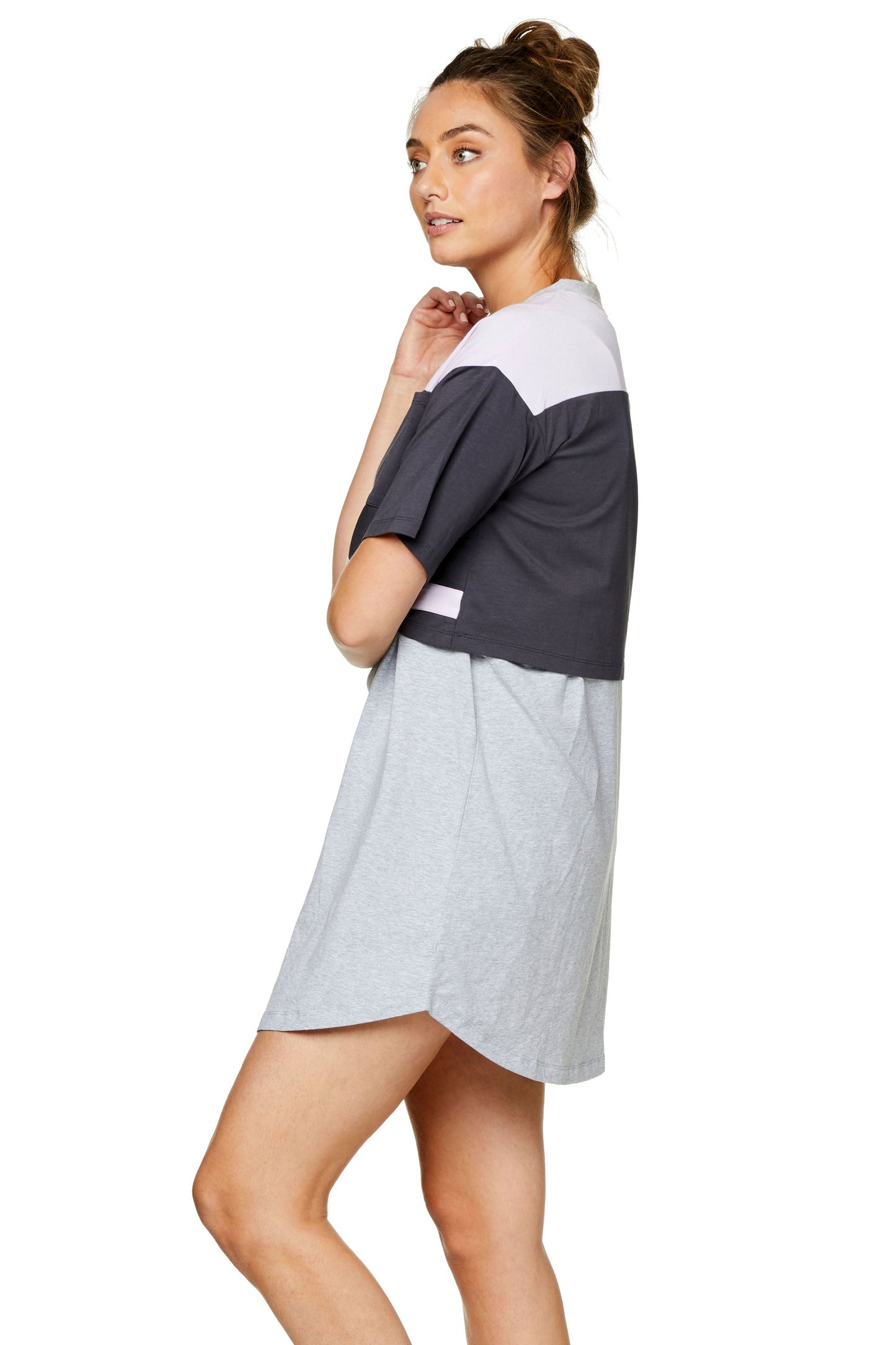 WHS25-280-Night Life Nursing Dress-Multi*