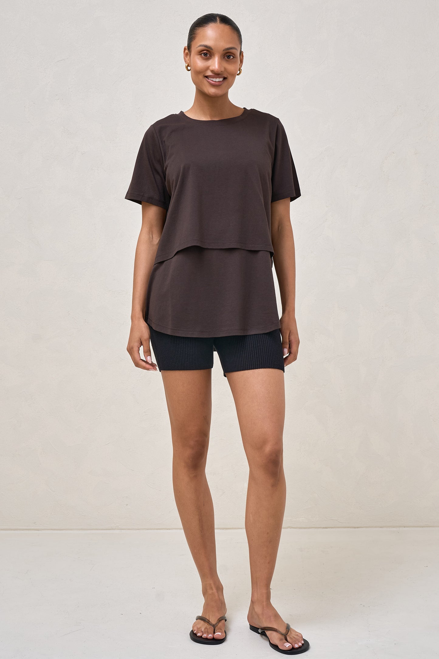 Me And You Nursing Tee - Expresso