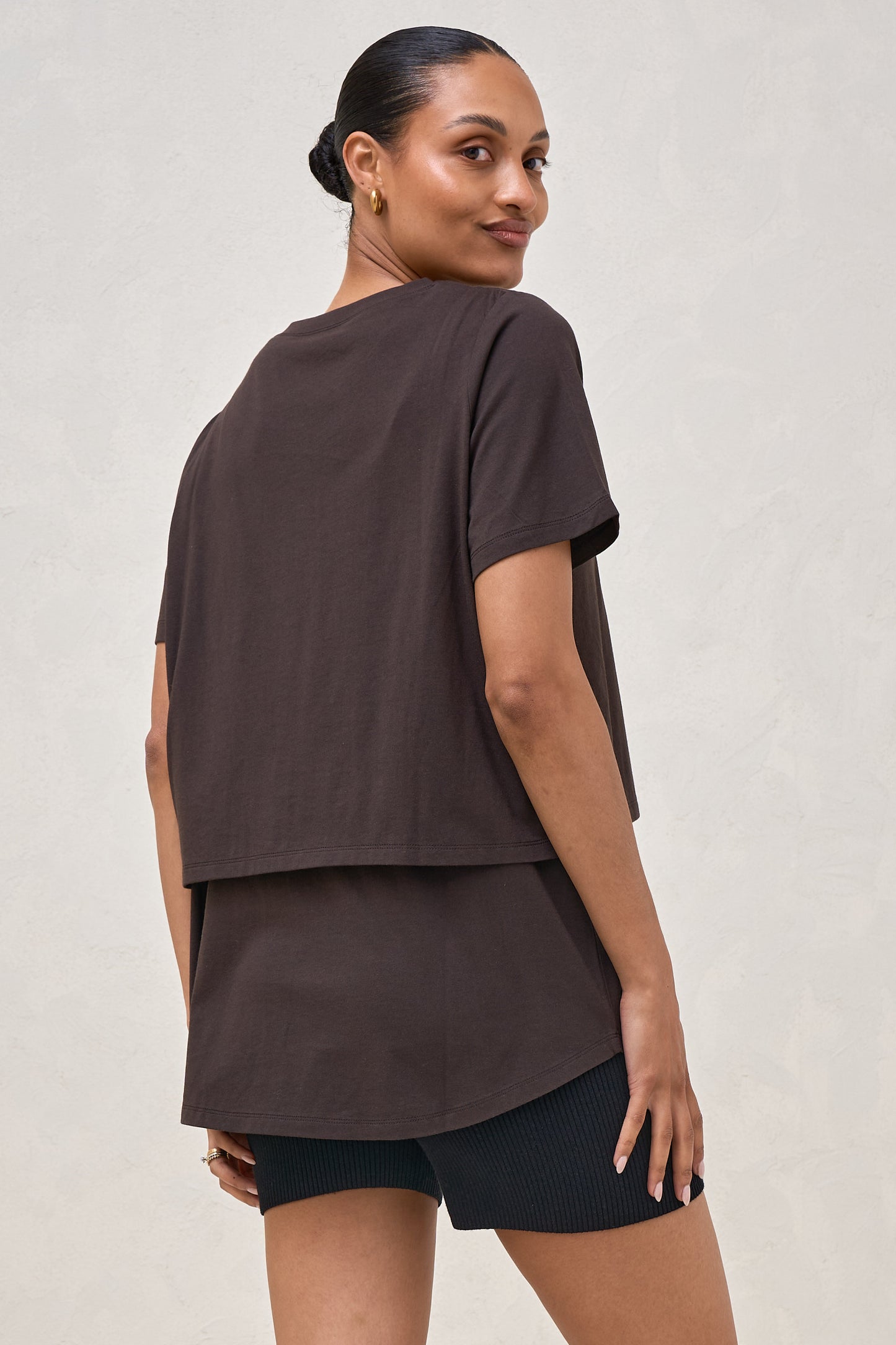 Me And You Nursing Tee - Expresso