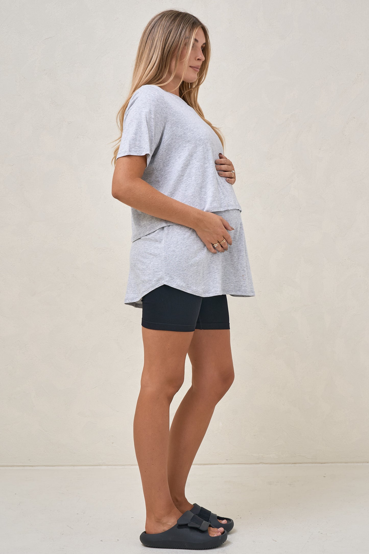 Me And You Nursing Tee - Grey