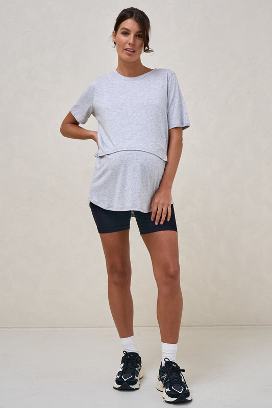 Me And You Nursing Tee - Grey