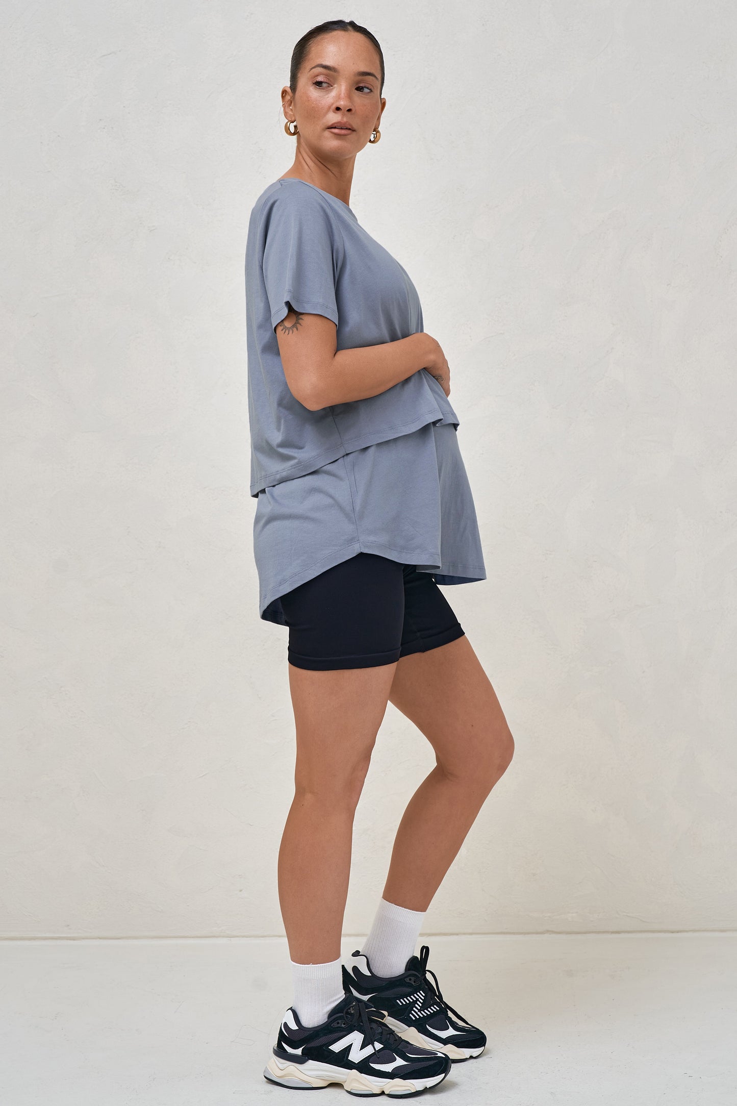 Me And You Nursing Tee - Blue