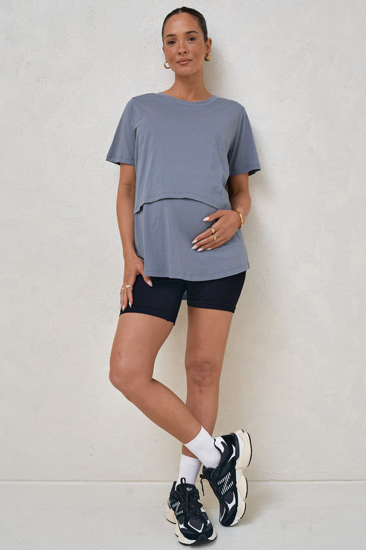 Me And You Nursing Tee - Blue