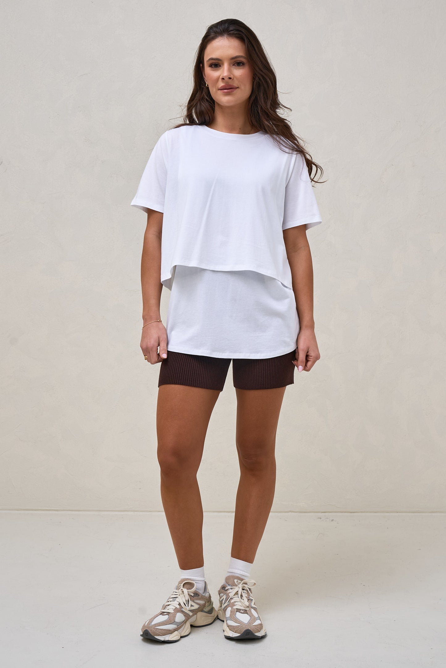 Me And You Nursing Tee - White