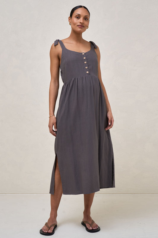 Breeze Along Midi Dress - Slate