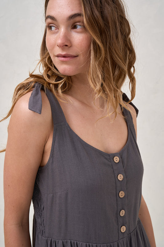 Breeze Along Midi Dress - Slate