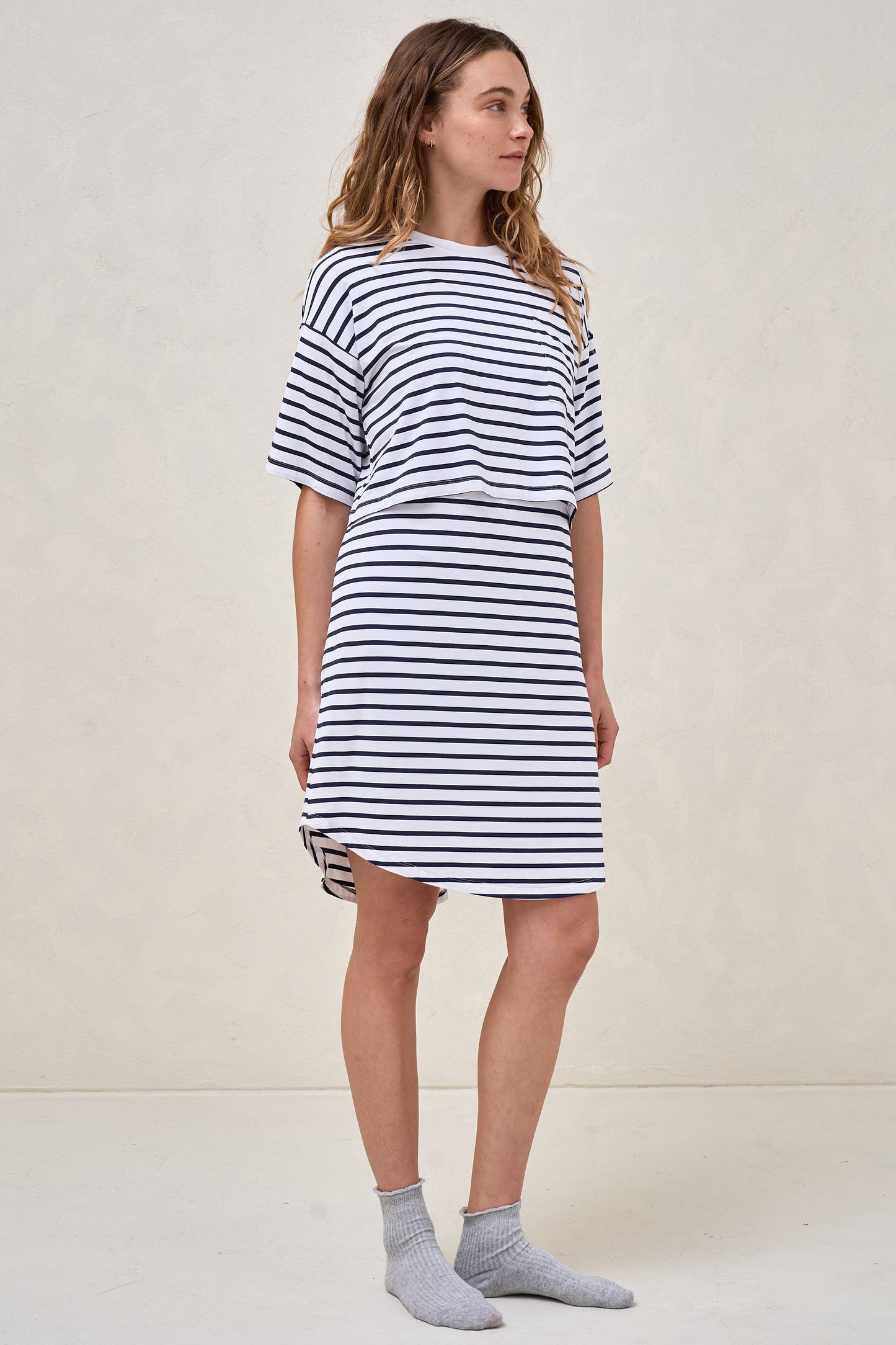 Night Life Nursing Tee Dress