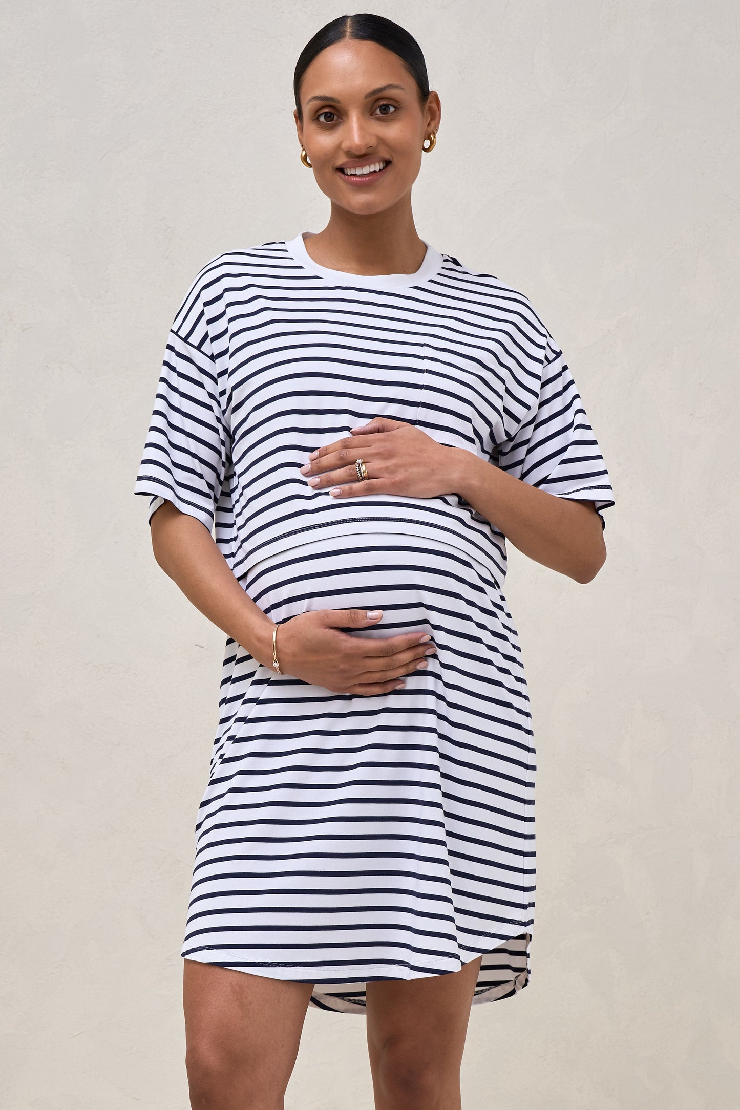 Night Life Nursing Tee Dress