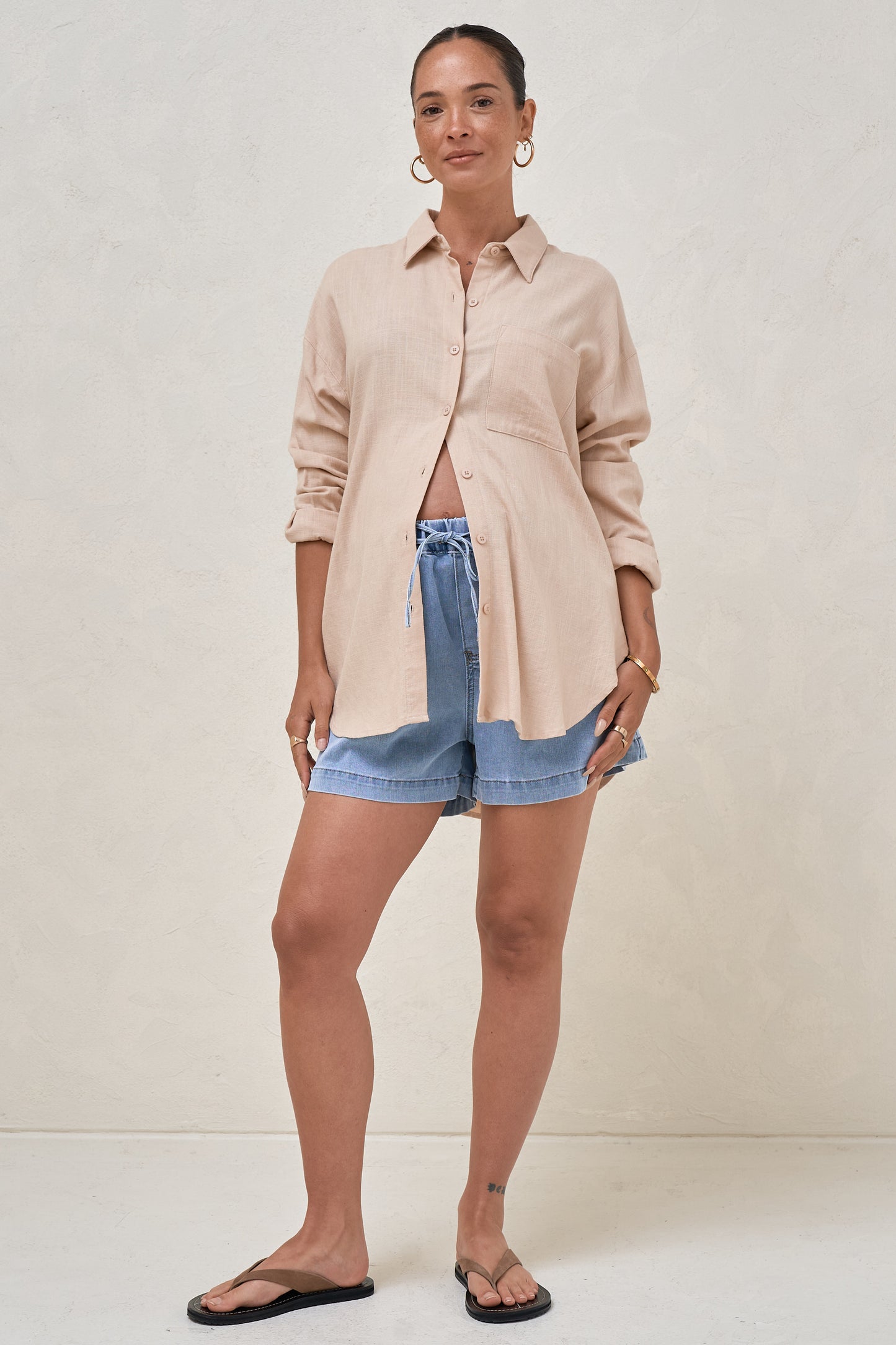 Only Gets Better Shirt - Almond