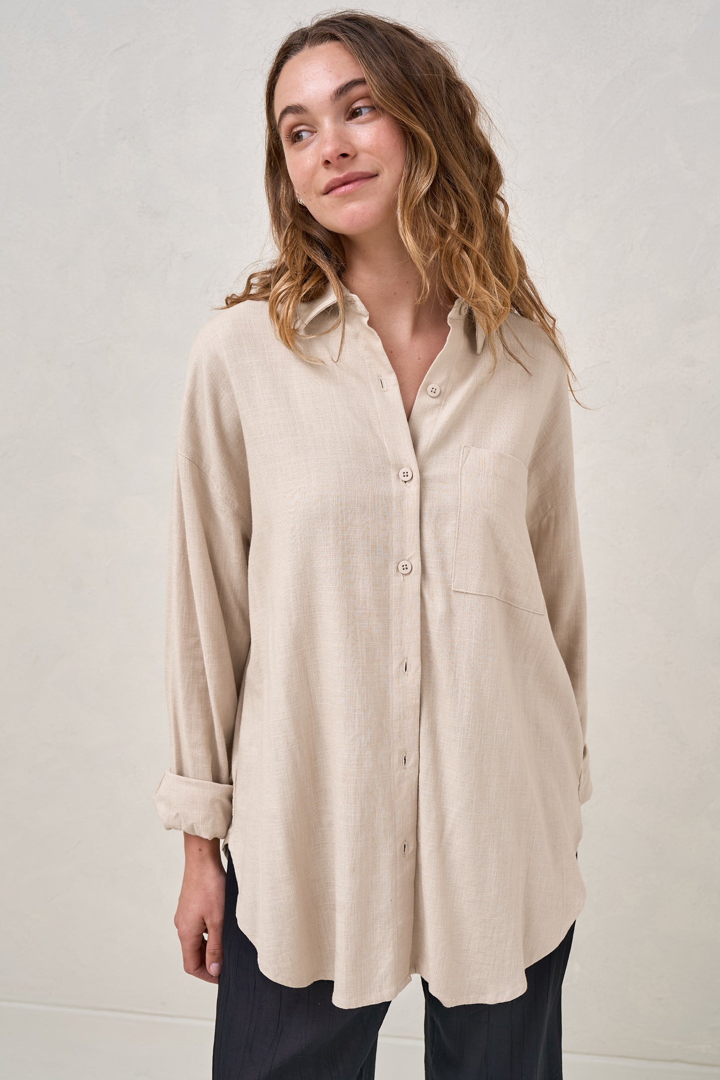 Only Gets Better Shirt - Almond