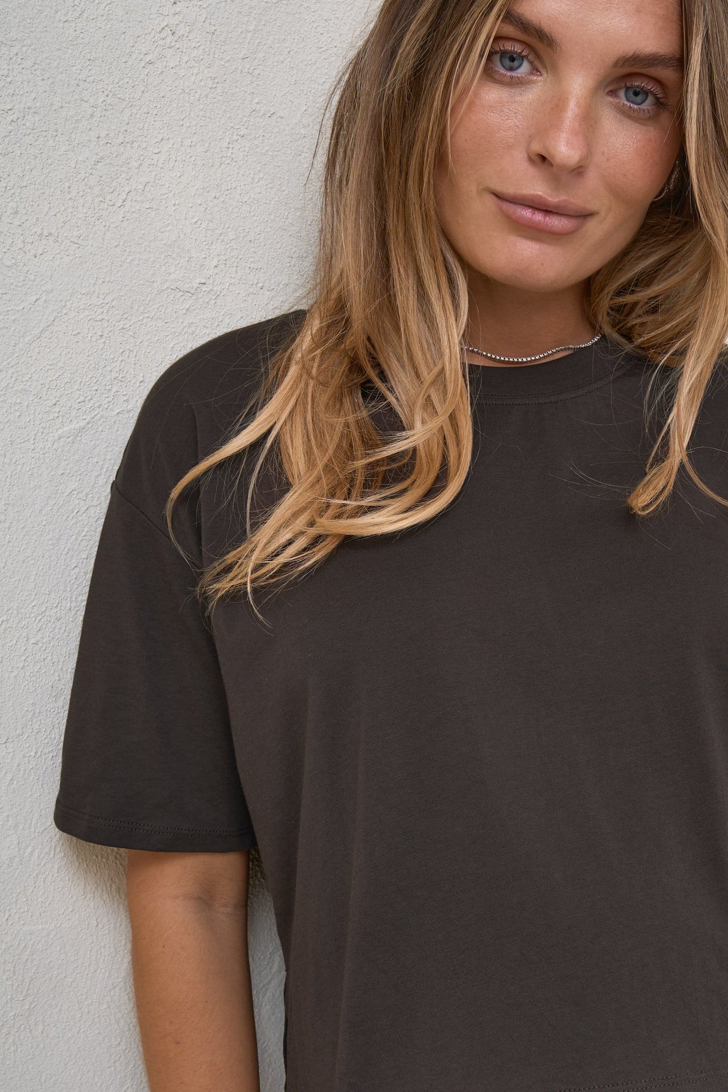 Into It Crop Tee - Espresso
