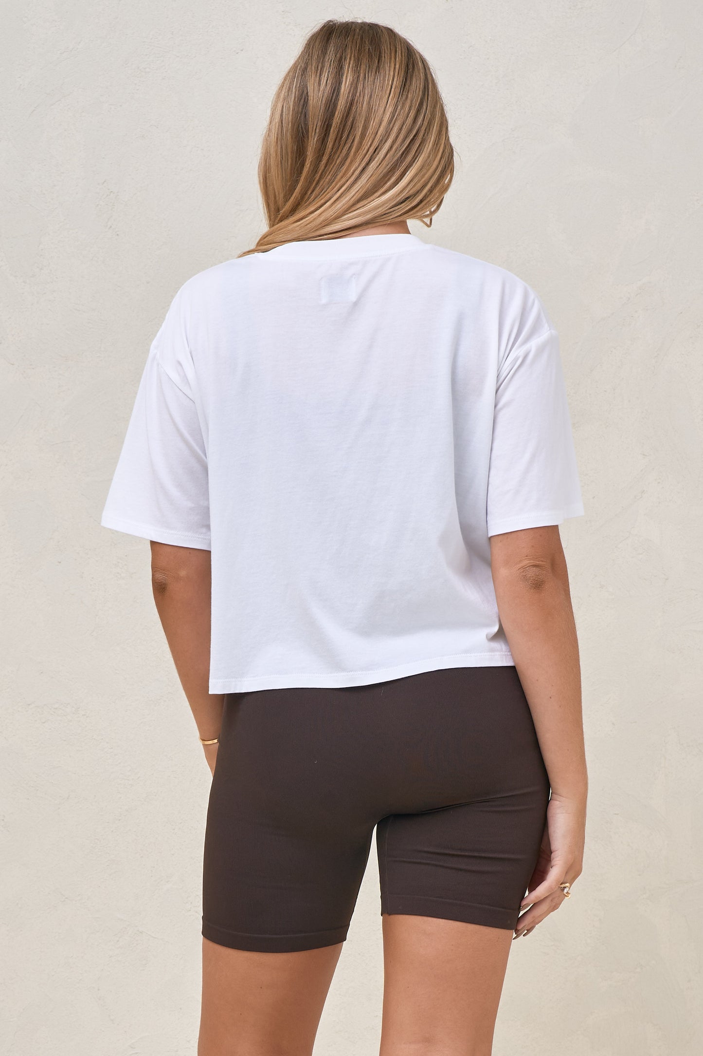 Into It Crop Tee - White