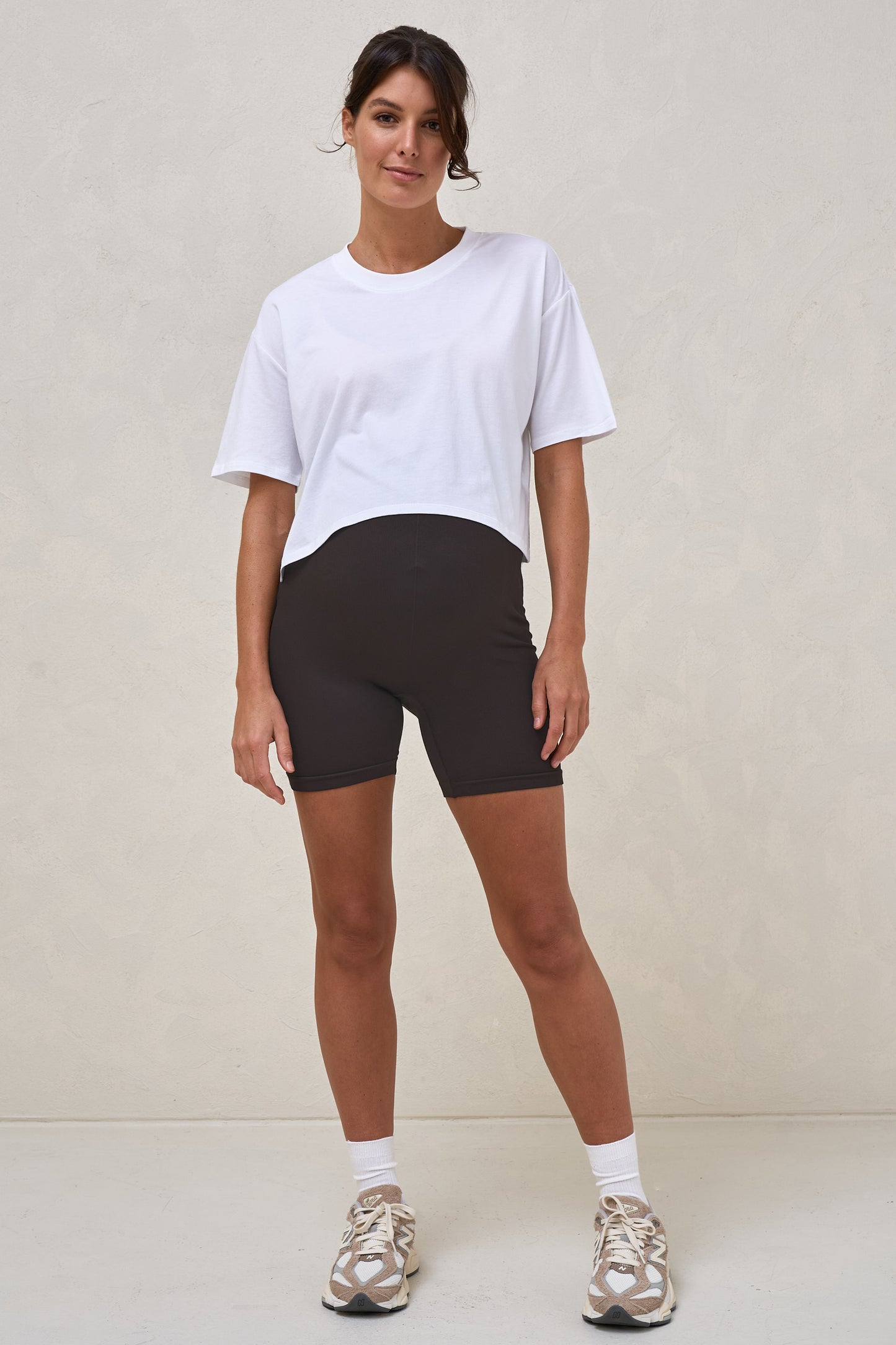 Into It Crop Tee - White