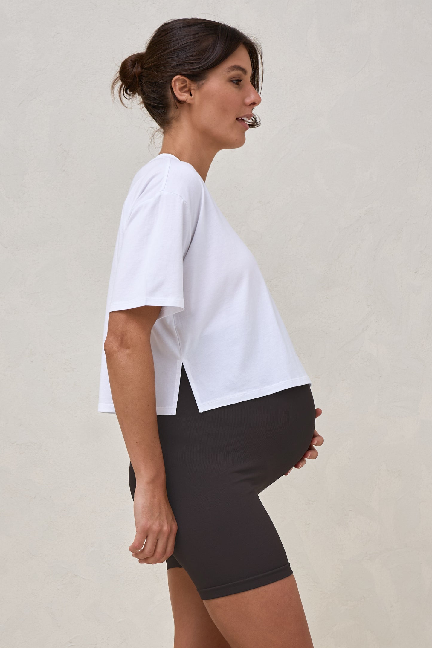 Into It Crop Tee - White