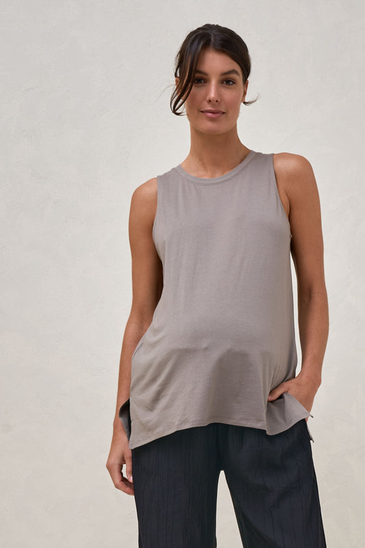 maternity-tank-khaki-1