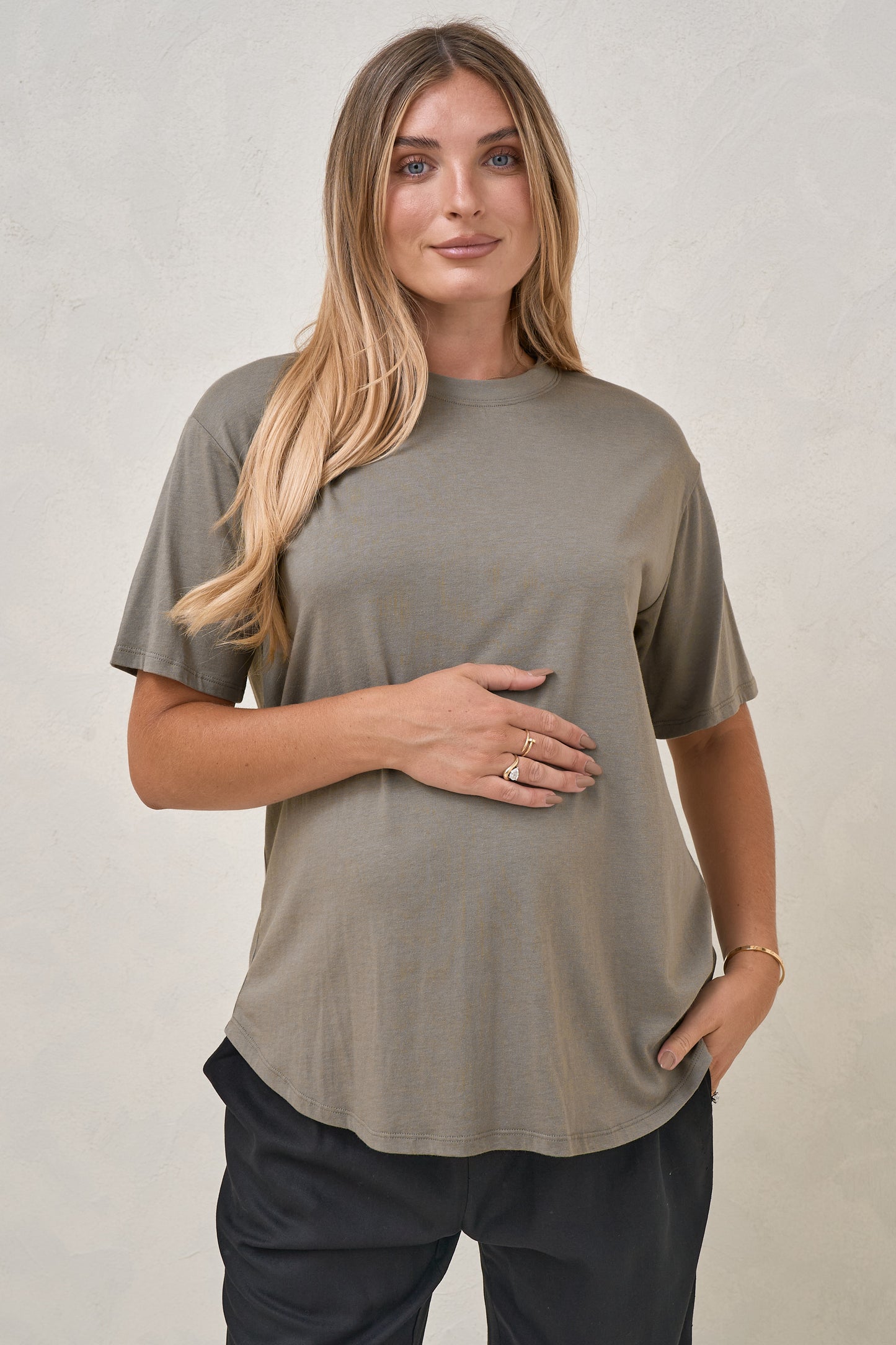 Into It Crew Tee - Khaki