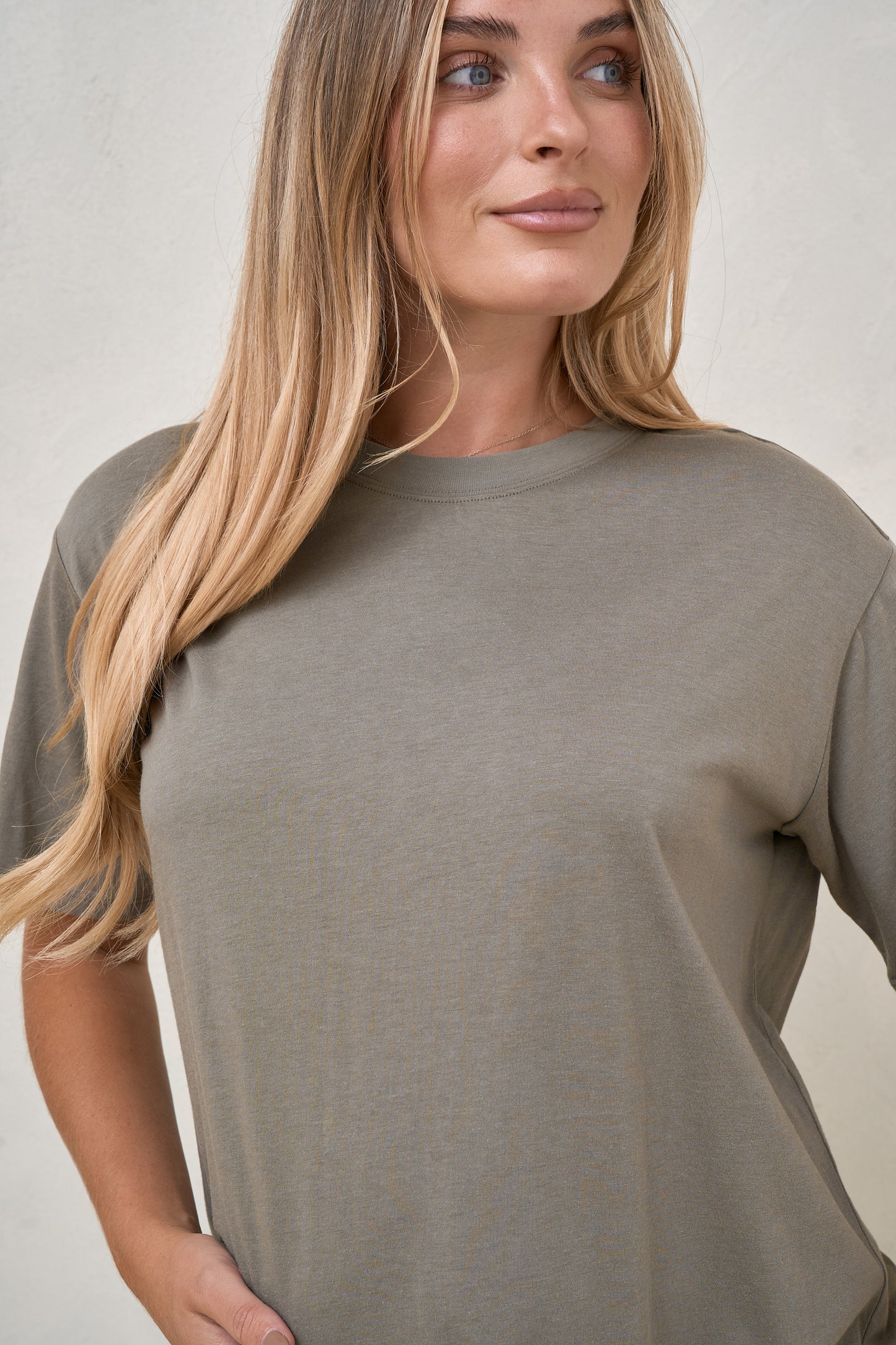 Into It Crew Tee - Khaki