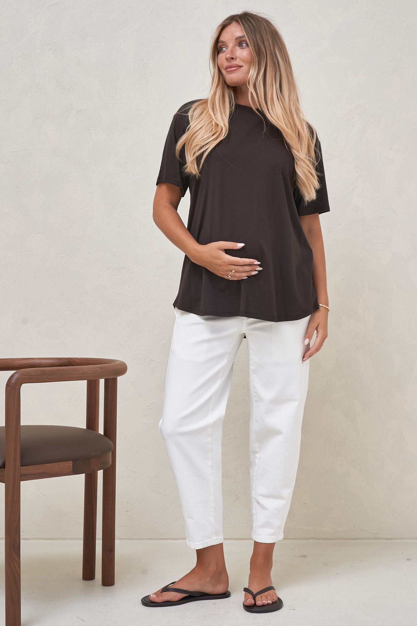 Into It Crew Tee - Espresso