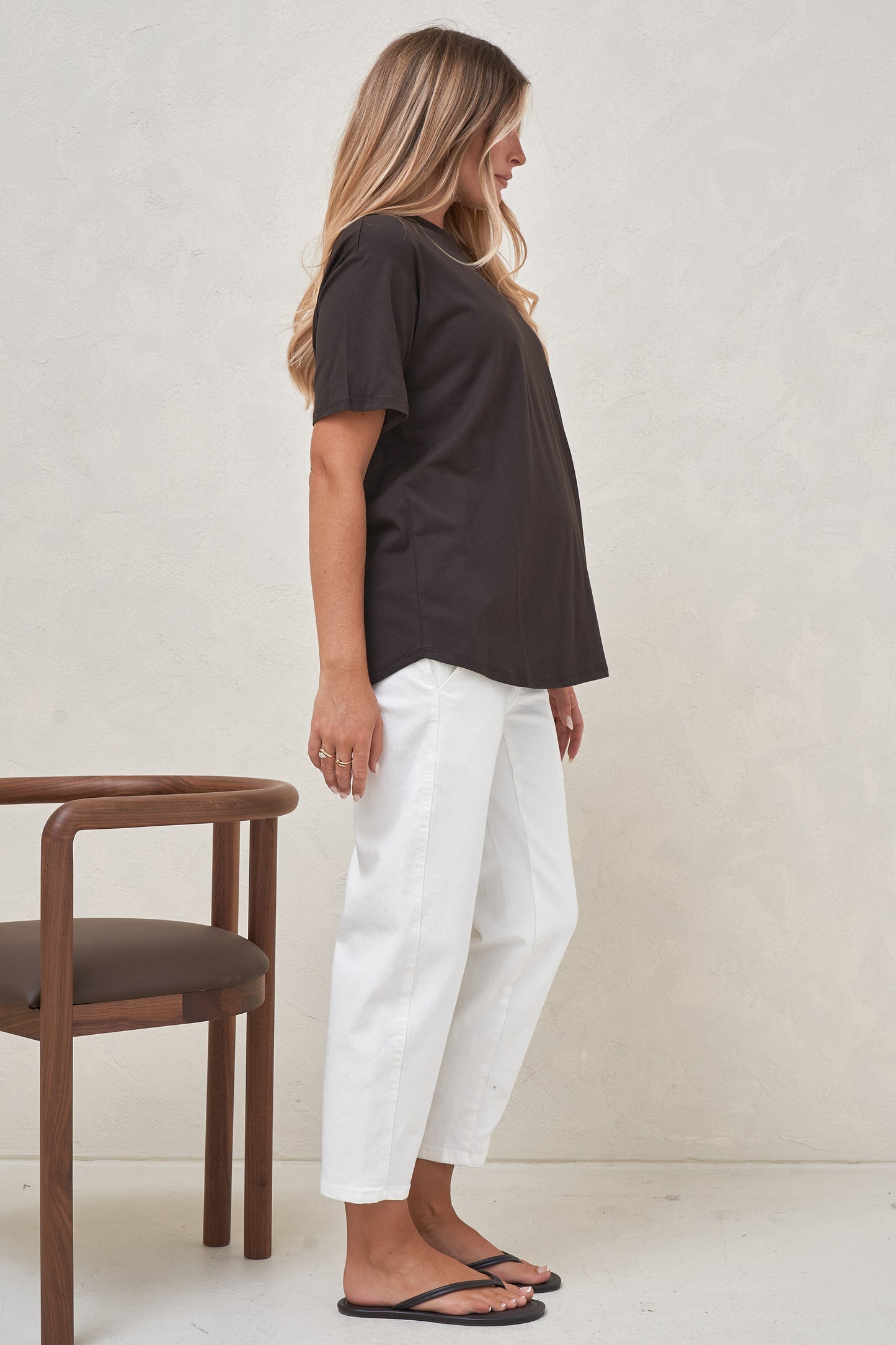 Into It Crew Tee - Espresso