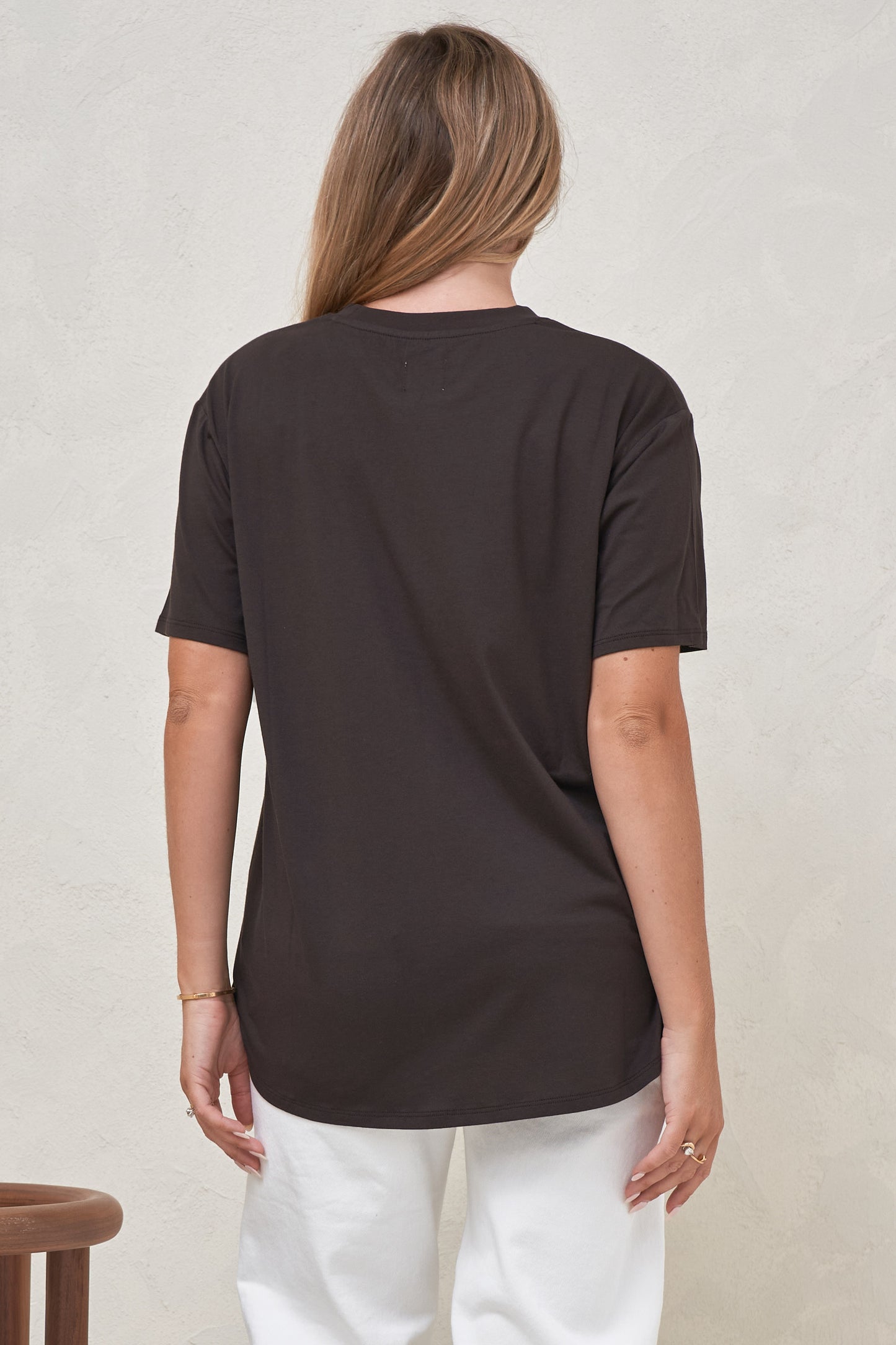 Into It Crew Tee - Espresso