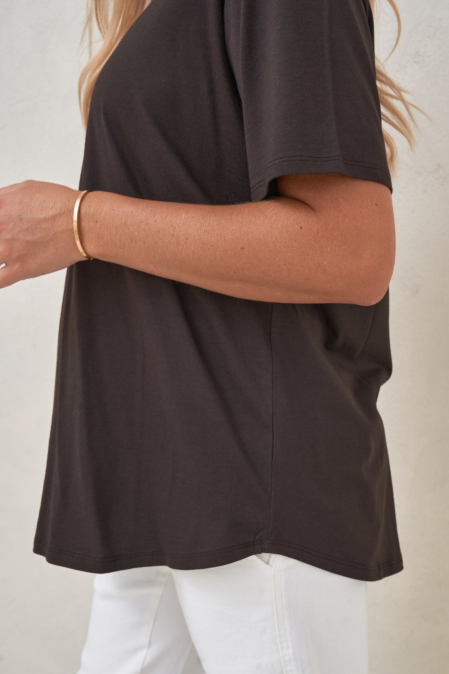 Into It Crew Tee - Espresso