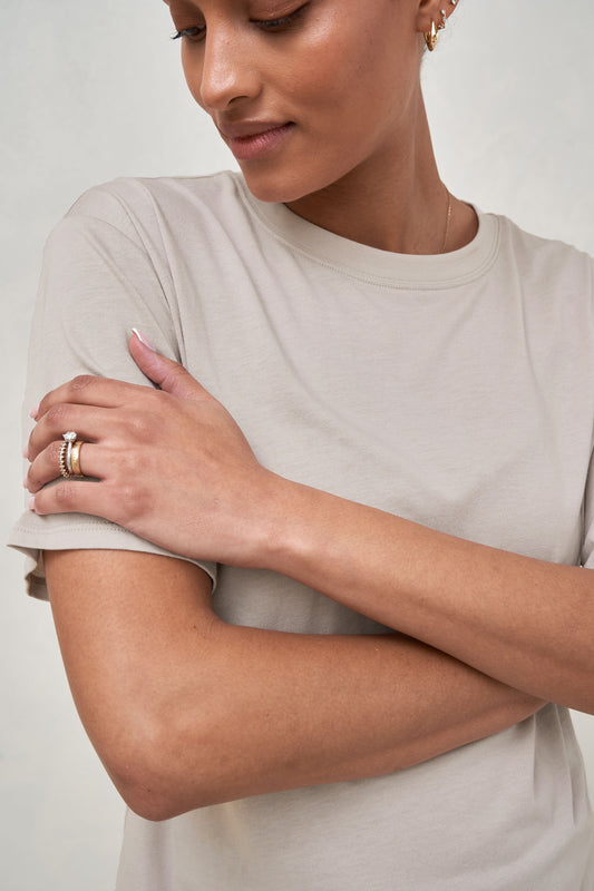 Into It Crew Tee - Stone