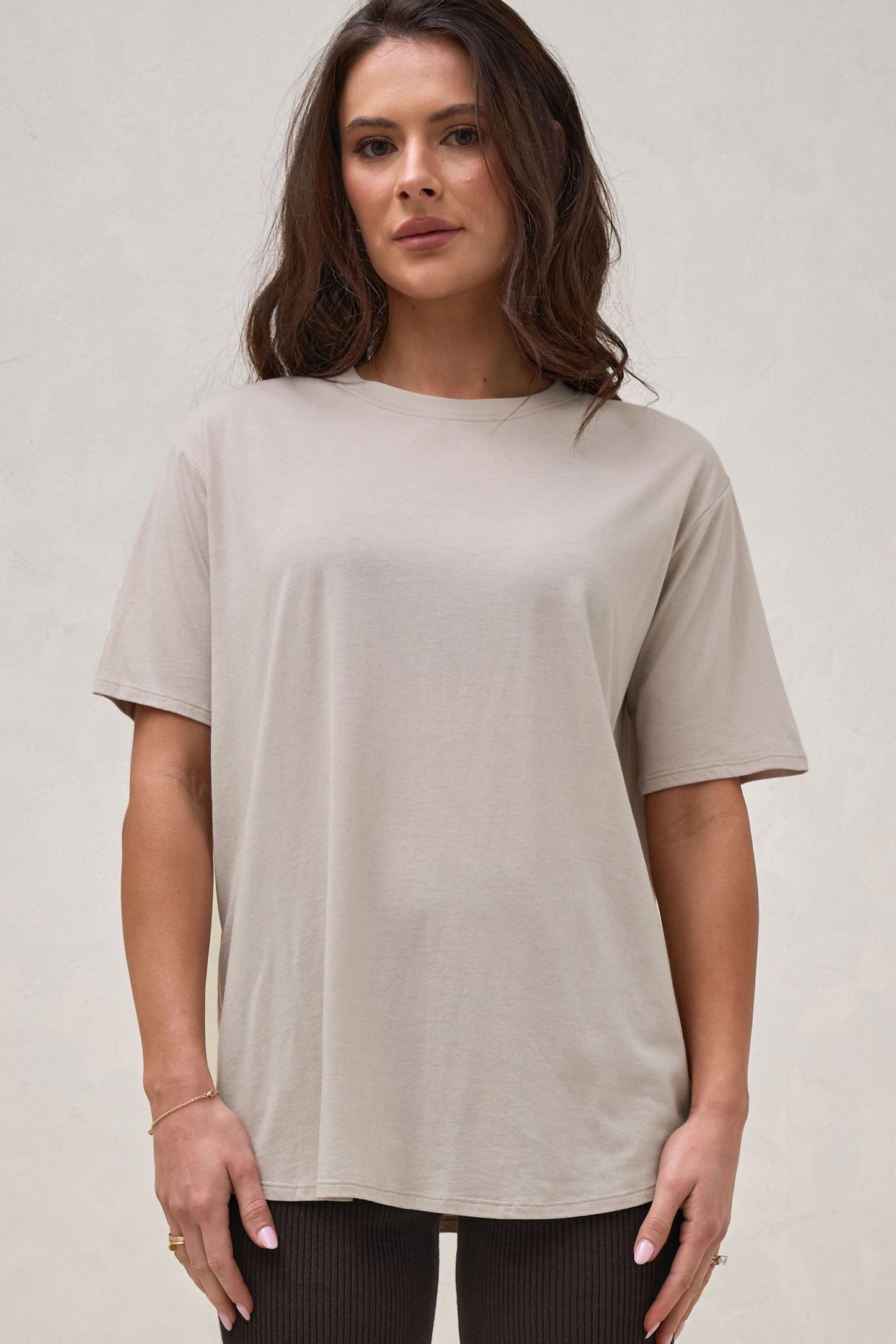 Into It Crew Tee - Stone
