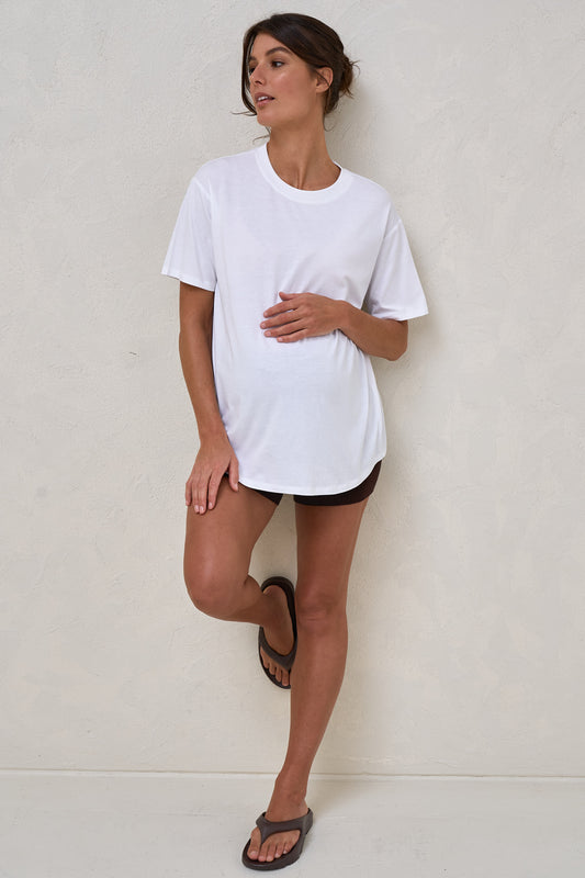 Into It Crew Tee - White