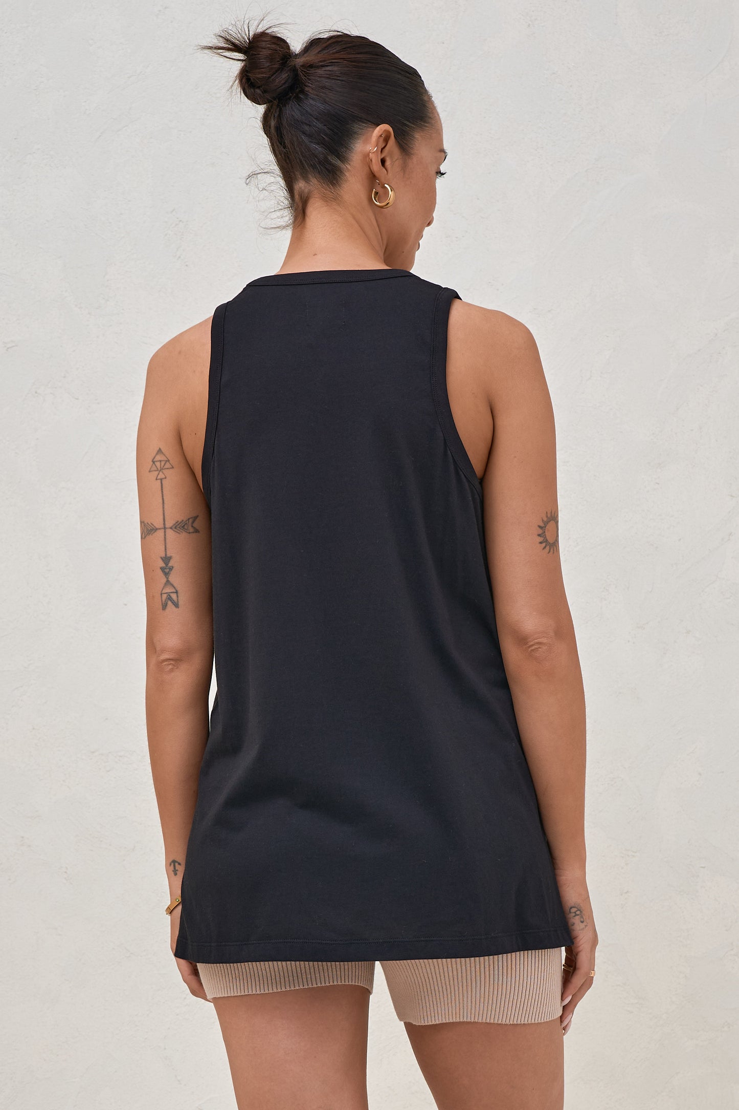The Weekend Scoop Tank - Black*