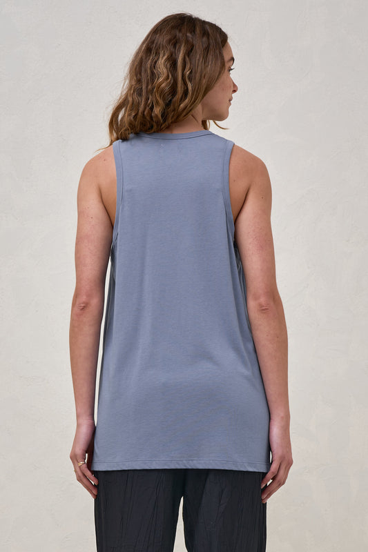 The Weekend Scoop Tank - Blue*