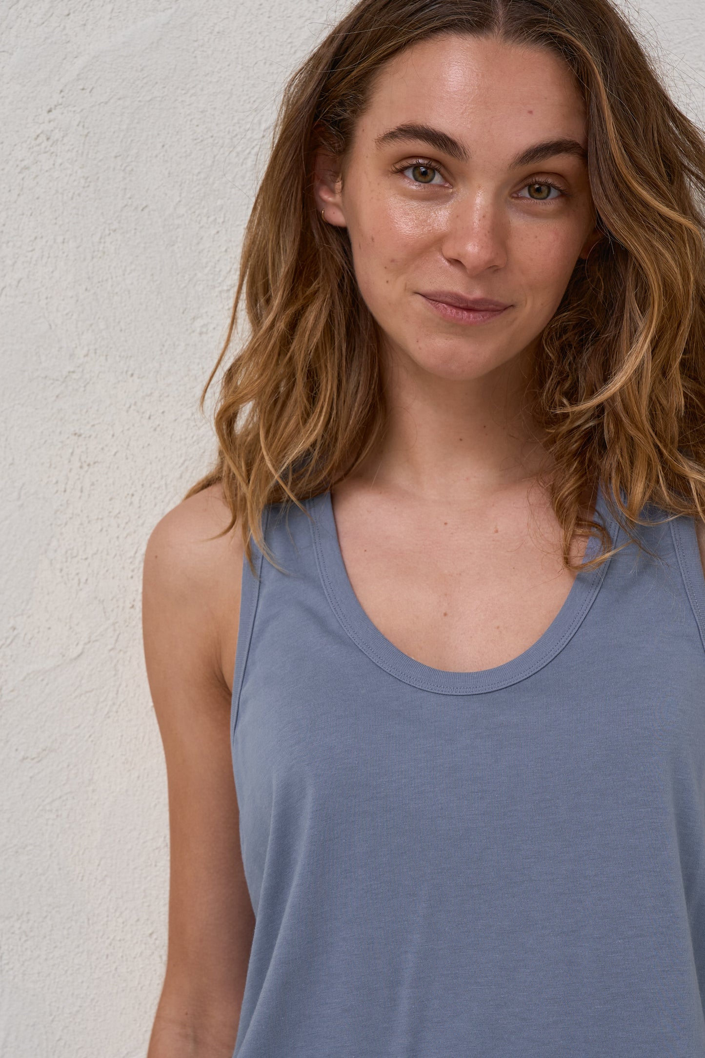 The Weekend Scoop Tank - Blue