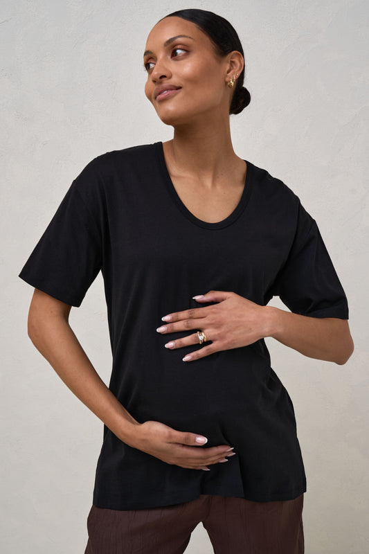 black-maternity-scoop-tee-1