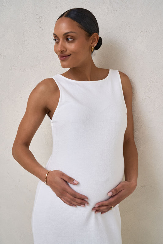 white-maternity-column-dress-5