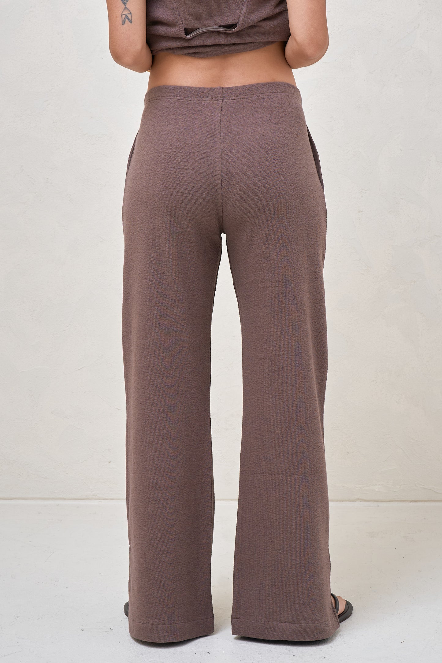 Kindred Split Pants  - Ash Brown