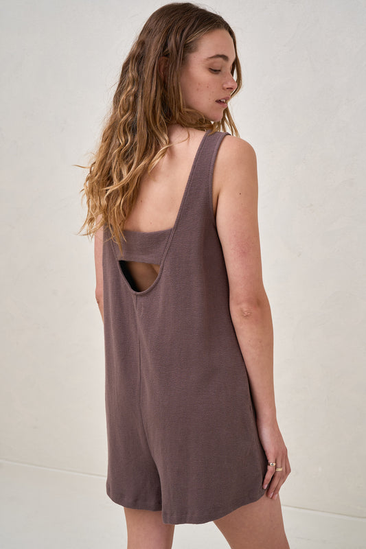 Kindred Nursing Playsuit - Ash Brown
