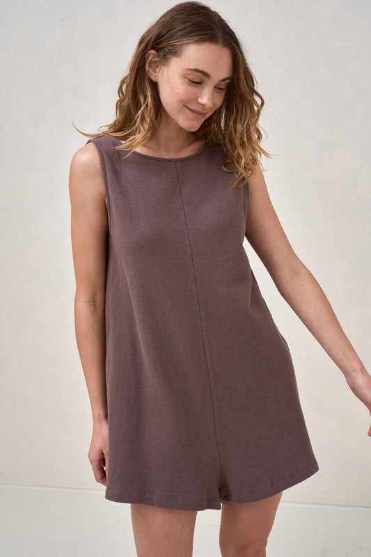 Kindred Nursing Playsuit - Ash Brown