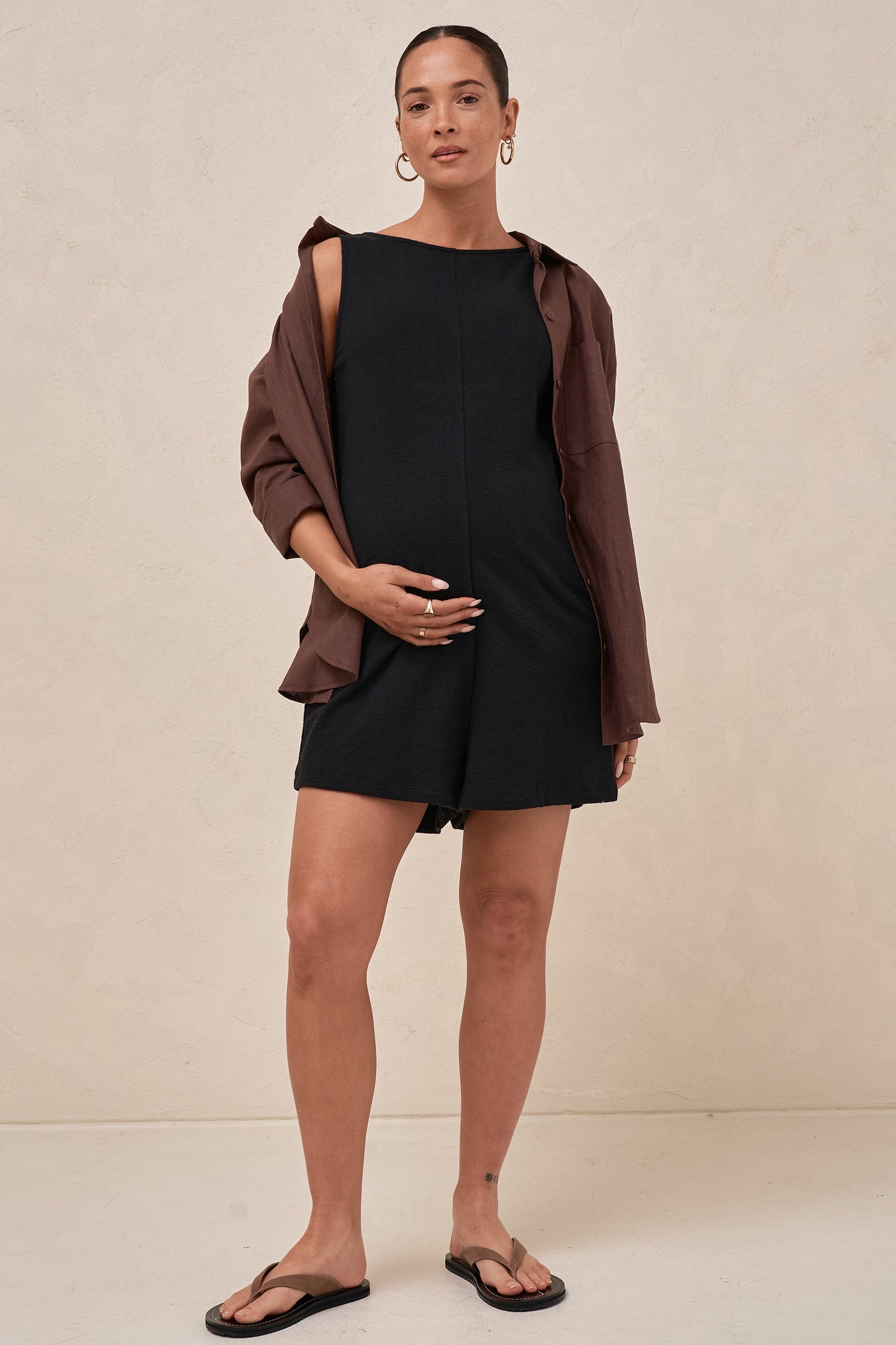 Kindred Nursing Playsuit - Black