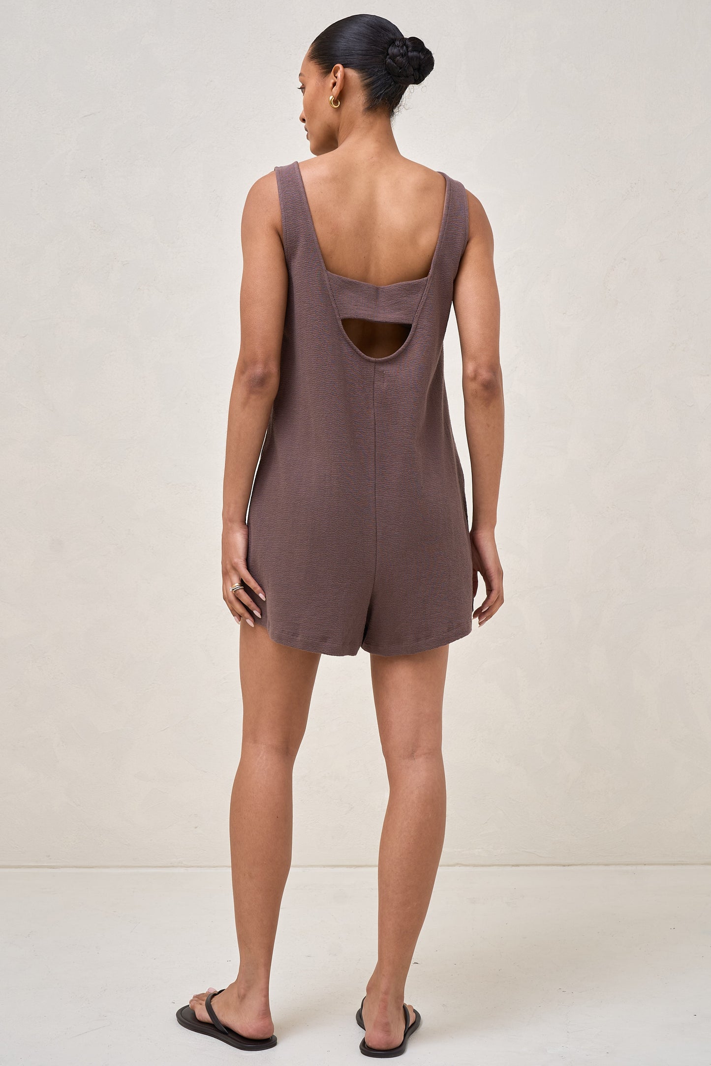 Kindred Nursing Playsuit - Ash Brown