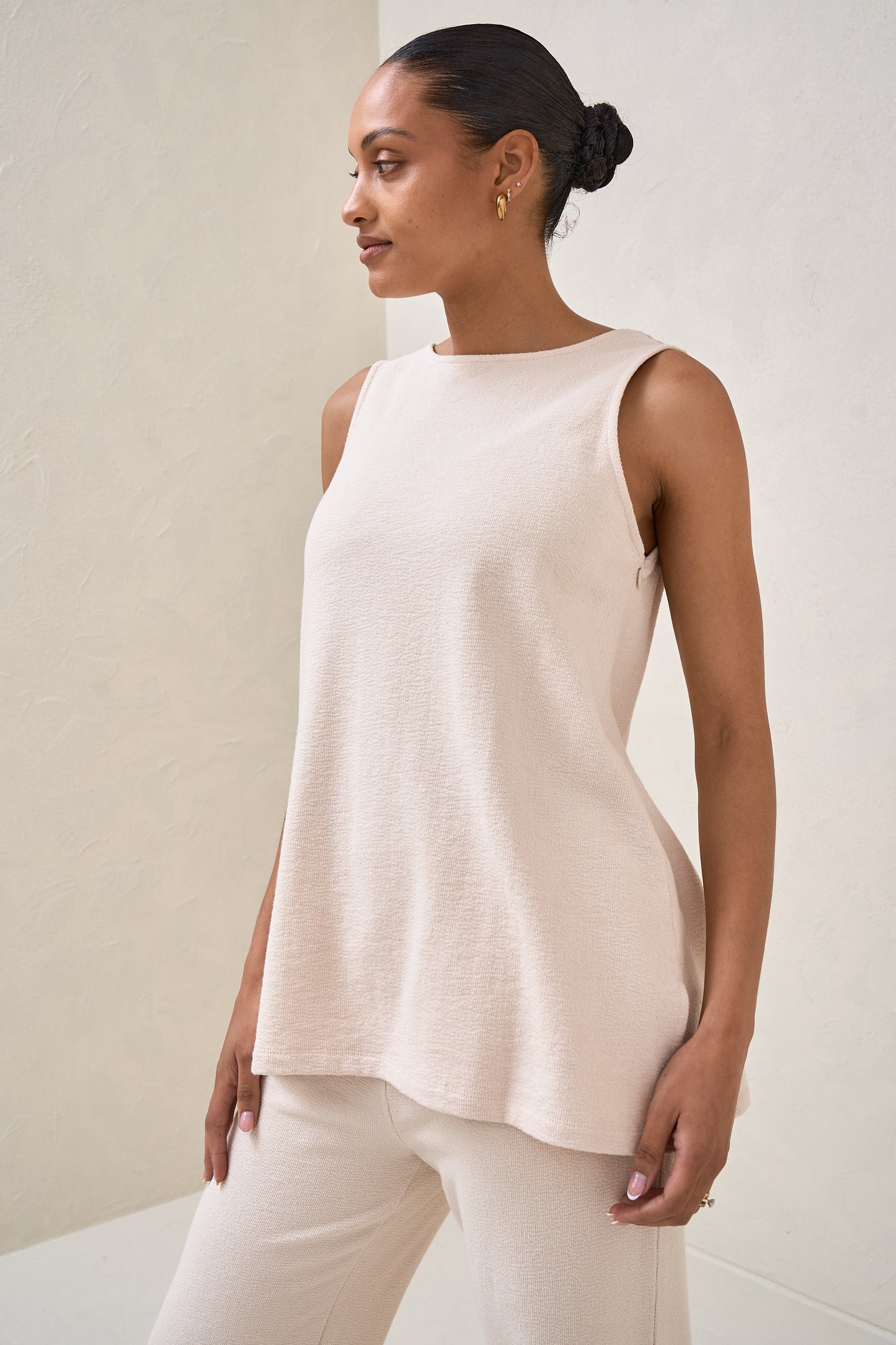 Kindred Nursing Top - Almond