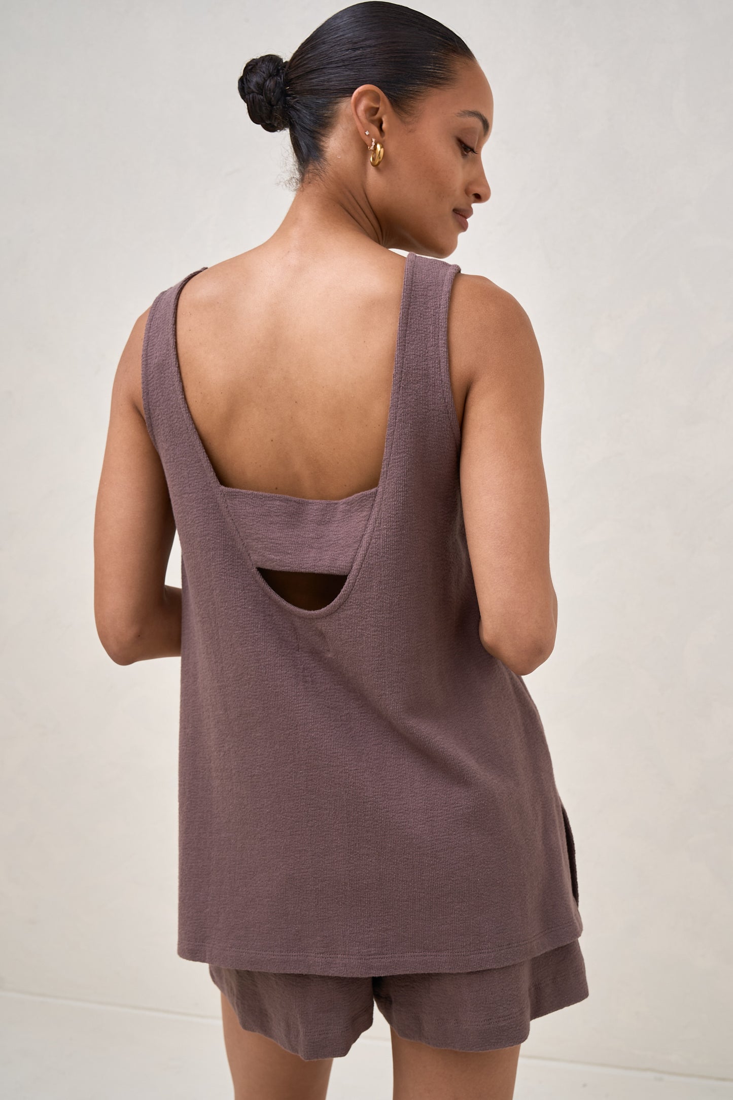 Kindred Nursing Top - Ash Brown