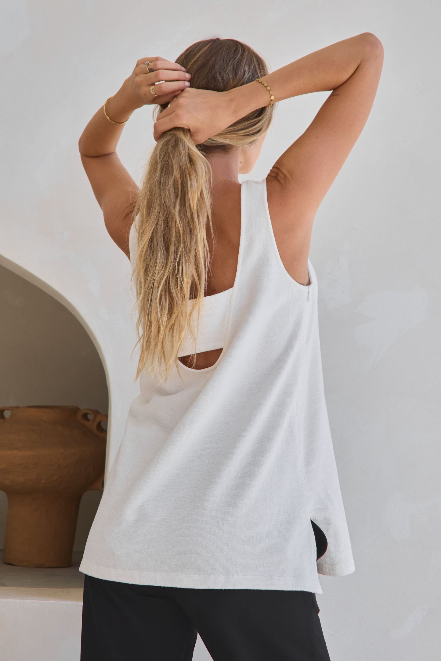 Kindred Nursing Top - White